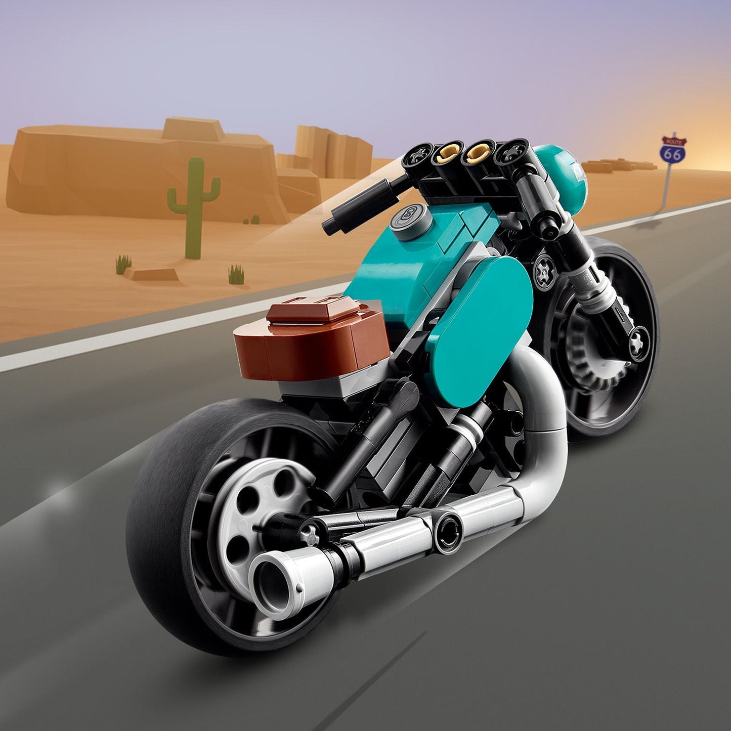 LEGO® Creator 3-in-1 Vintage Motorcycle (31135) - Đồ chơi lắp ráp xe mô tô cổ điển 3 trong 1 - LEGO - Hình ảnh bổ sung 8