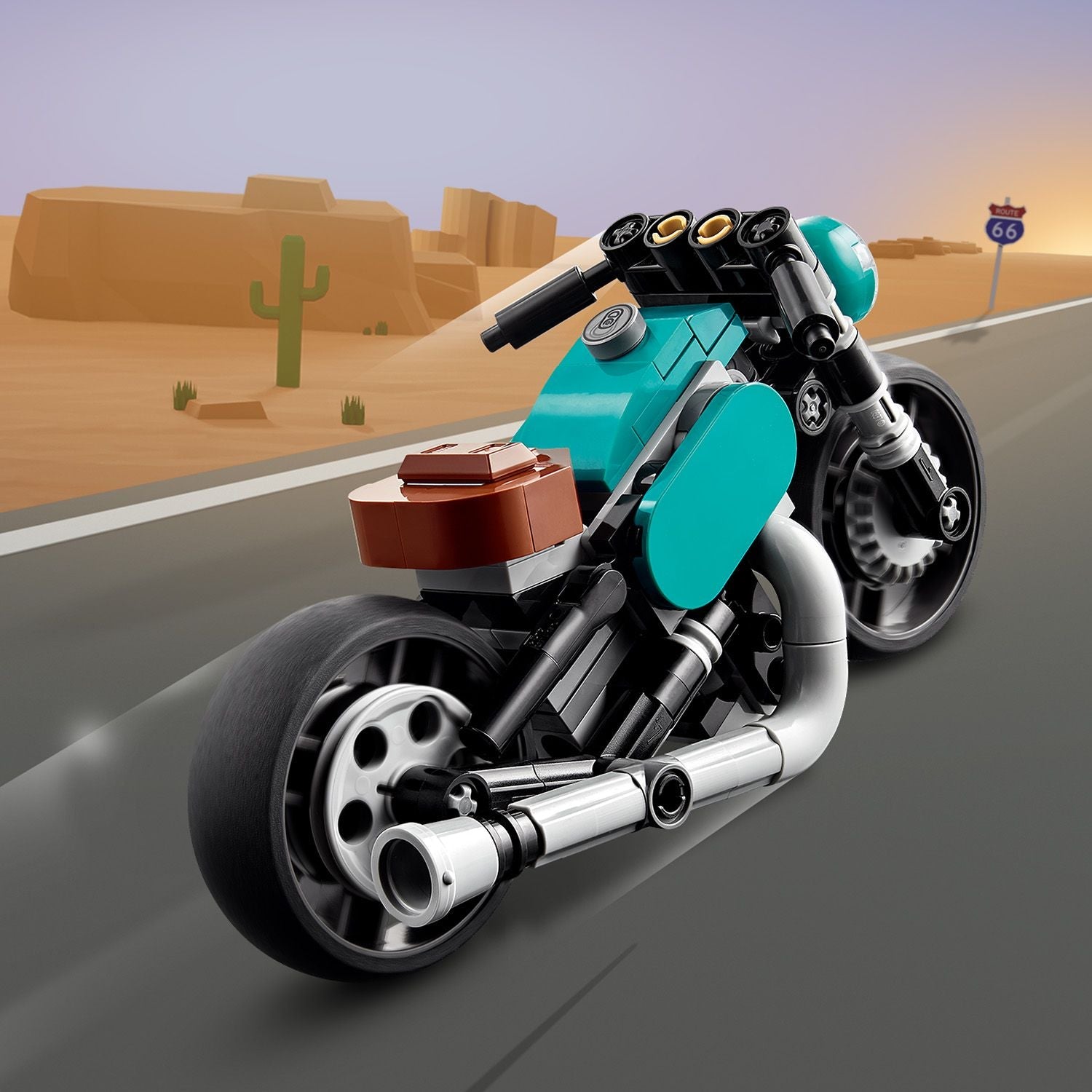 LEGO® Creator 3-in-1 Vintage Motorcycle (31135) - Đồ chơi lắp ráp xe mô tô cổ điển 3 trong 1 - LEGO - Hình ảnh bổ sung 8