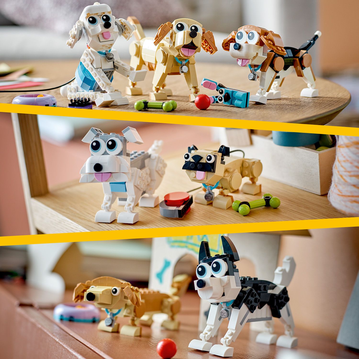 LEGO® Creator 3-in-1 Adorable Dogs - Bộ Lắp Ráp Chó Cưng Đáng Yêu 3 Trong 1 - 31137 AG LEGO® Certified Stores - ảnh 1 - LEGO