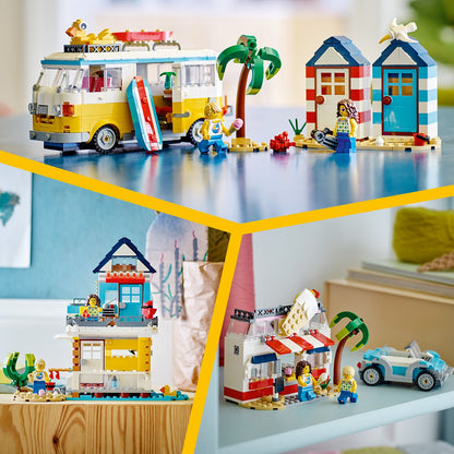LEGO® Creator 3-in-1 Beach Camper Van - Xe Cắm Trại Bãi Biển Lắp Ráp 3 Trong 1 - LEGO 31138