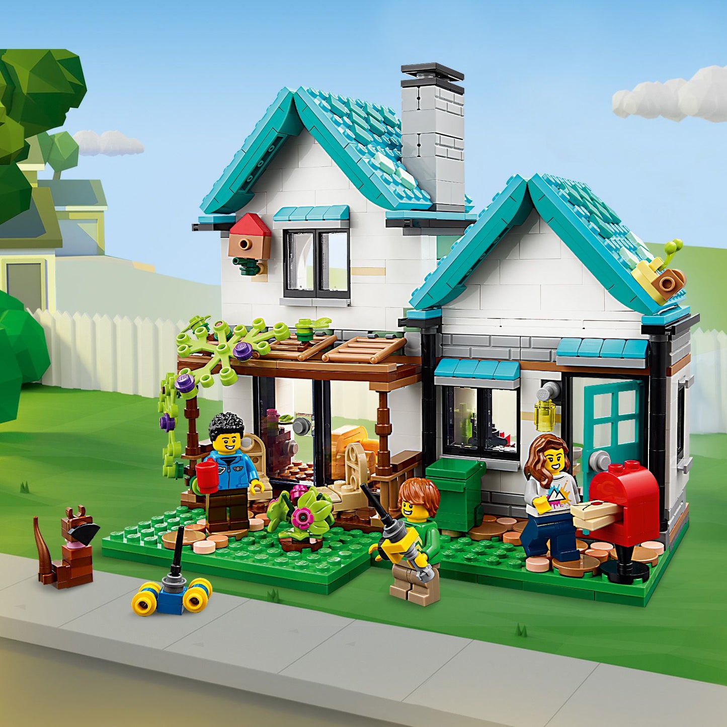 LEGO® Creator 3-in-1 Cozy House - Ngôi Nhà Ấm Cúng 3-Trong-1 - LEGO 31139 LEGO - ảnh 5 - LEGO Set