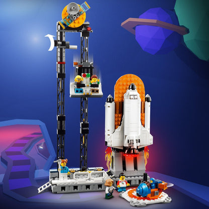 LEGO® Creator 3-in-1 Space Roller Coaster - Đồ Chơi Lắp Ráp Tàu Lượn Không Gian 3 Trong 1 (31142) - Hình ảnh bổ sung 7
