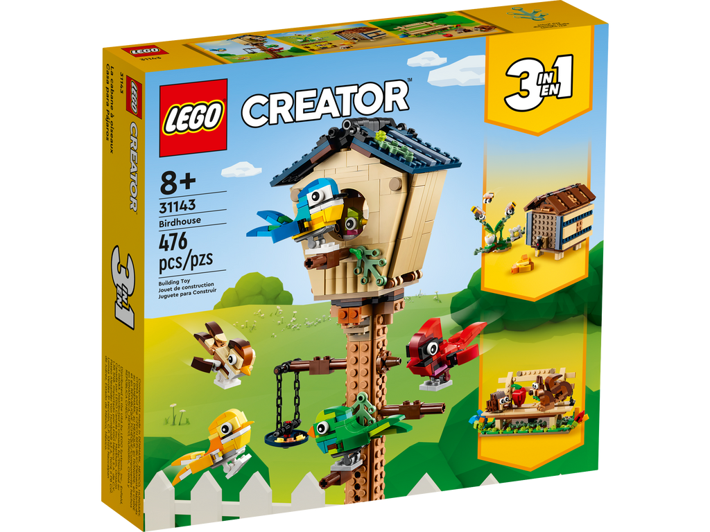 LEGO Creator 3-in-1 Birdhouse - Bộ Lắp Ráp Nhà Chim 3 Trong 1 (31143) LEGO - ảnh 1 - LEGO Sets