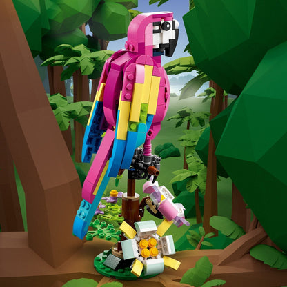 LEGO® Creator 3-in-1 Exotic Pink Parrot - Đồ Chơi Lắp Ráp Vẹt Hồng 3-trong-1 LEGO 31144