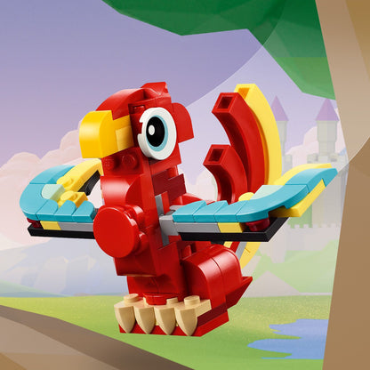 LEGO® Creator 3-in-1 Red Dragon - Đồ Chơi Lắp Ráp 3 Trong 1 - LEGO 31145 LEGO - ảnh 1 - LEGO Creator 3-in-1