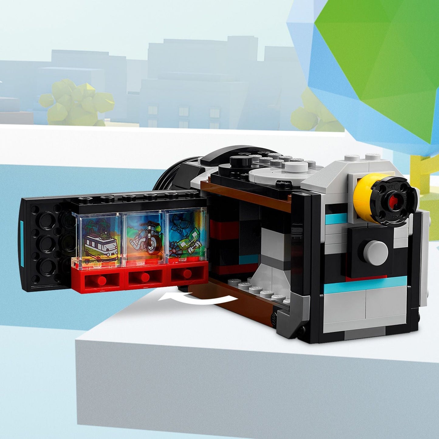 LEGO® Creator 3-in-1 Retro Camera - Bộ Lắp Ráp Máy Ảnh Cổ Điển 3 Trong 1 - LEGO 31147 - Hình ảnh bổ sung 7
