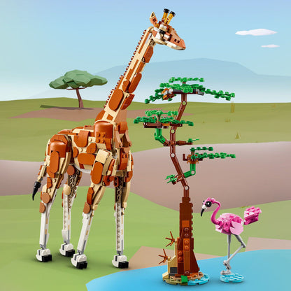 LEGO® Creator 3-in-1 Wild Safari Animals - Đồ Chơi Lắp Ráp Động Vật Hoang Dã Safari - LEGO 31150 - Hình ảnh bổ sung 6