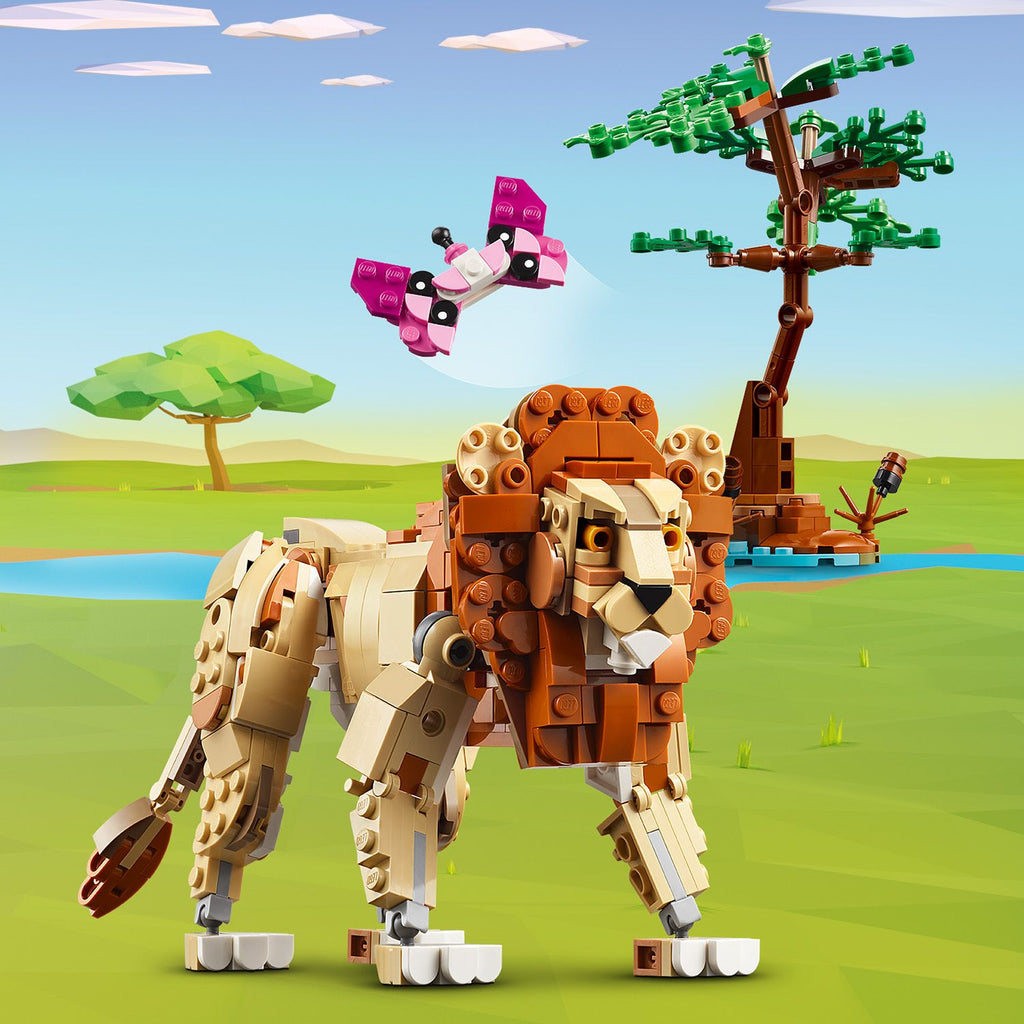LEGO® Creator 3-in-1 Wild Safari Animals - Đồ Chơi Lắp Ráp Động Vật Hoang Dã Safari - LEGO 31150 - Hình ảnh bổ sung 7