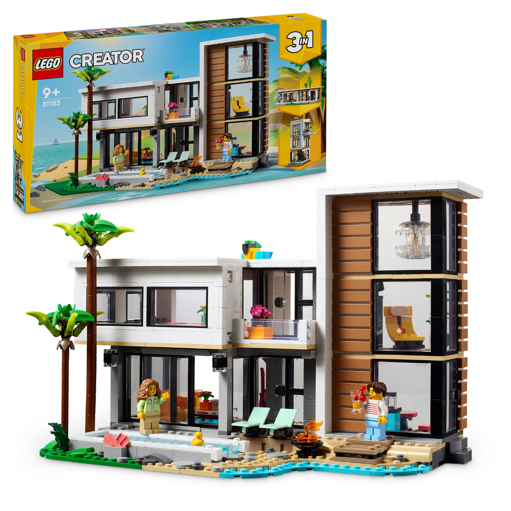 LEGO® Creator 3-in-1 Modern House - Mô Hình Lắp Ráp Nhà Hiện Đại (31153) - Hình ảnh bổ sung 9