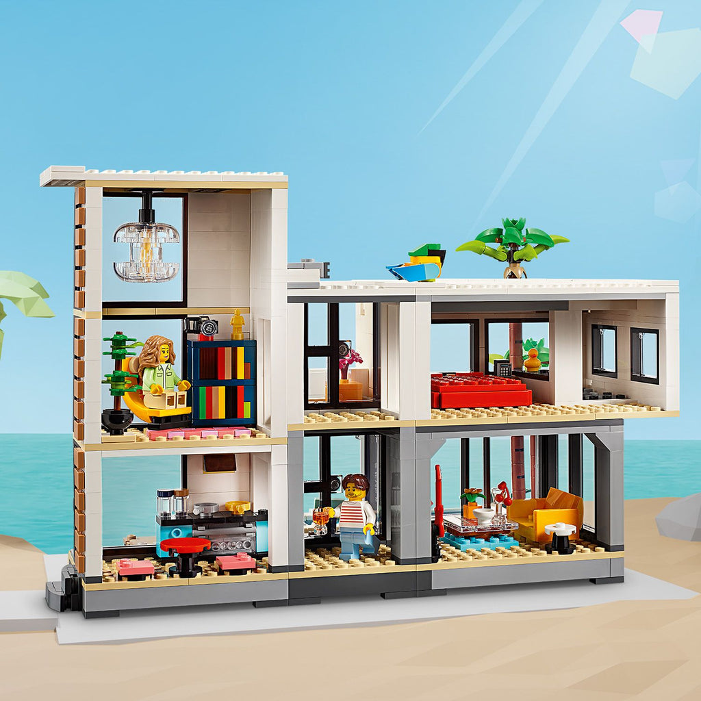 LEGO® Creator 3-in-1 Modern House - Mô Hình Lắp Ráp Nhà Hiện Đại (31153) - Hình ảnh bổ sung 8