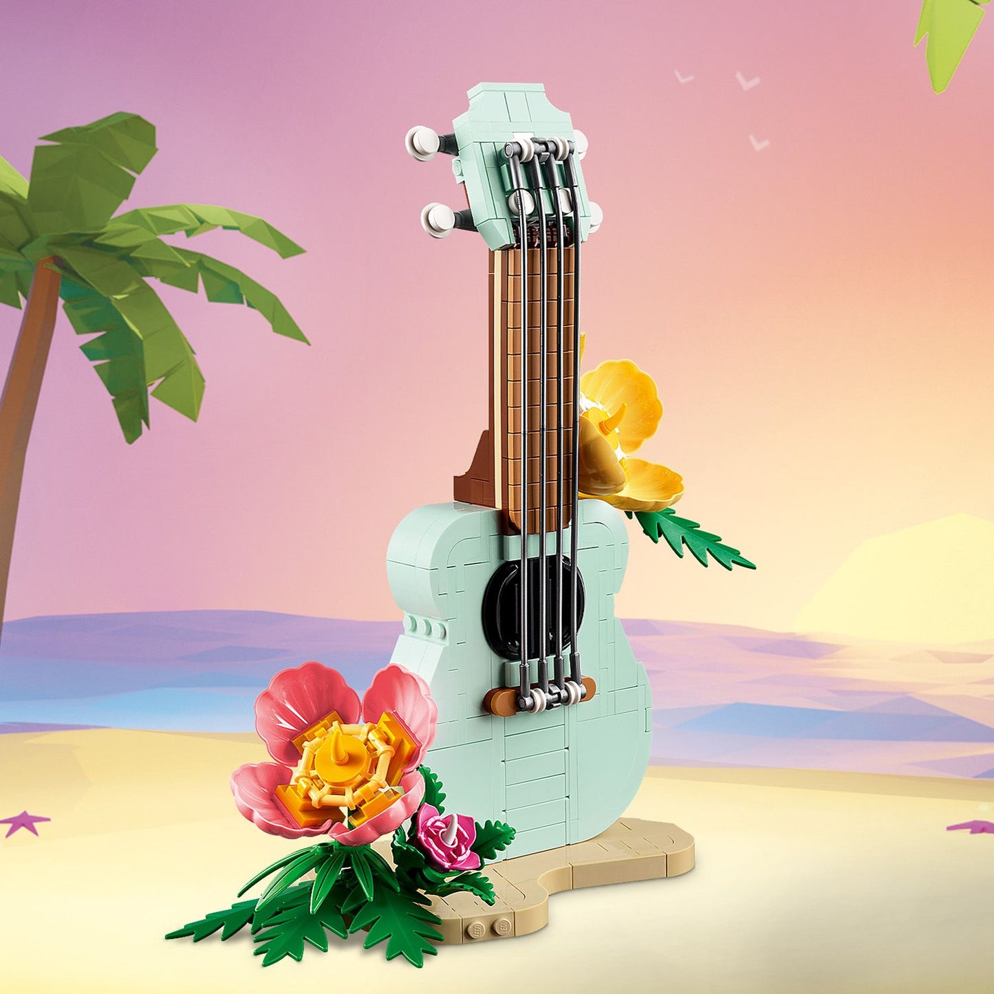 LEGO® Creator 3-in-1 Tropical Ukulele - Đồ Chơi Lắp Ráp Đàn Ukulele Nhiệt Đới LEGO 31156 - Hình ảnh bổ sung 6