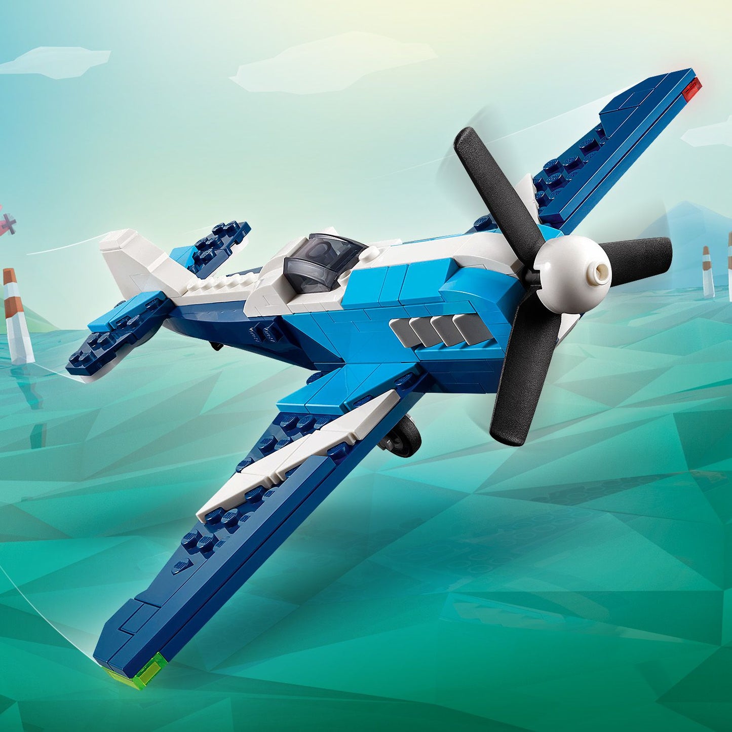 LEGO® Creator 3-in-1 Aircraft: Race Plane - Đồ chơi lắp ráp Máy bay đua 3 trong 1 - LEGO 31160 - Hình ảnh bổ sung 5