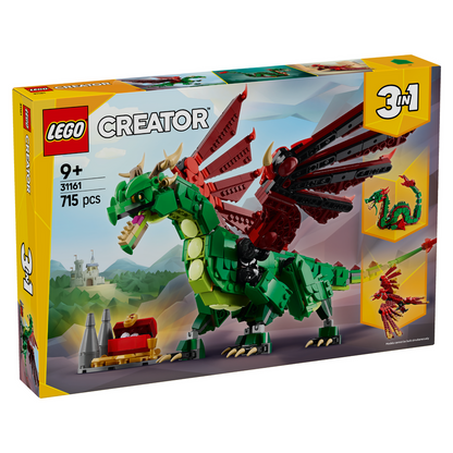 LEGO® Creator 3-in-1 Medieval Dragon - Bộ Lắp Ráp Rồng Trung Cổ 3 Trong 1 (31161) LEGO - ảnh 4 - LEGO® Creator 3-in-1