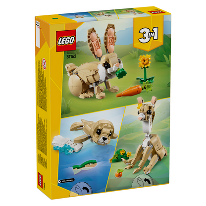 LEGO® Creator 3-in-1 Cute Bunny - Đồ chơi lắp ráp Thỏ con dễ thương 31162 LEGO - LEGO Creator 3-in-1