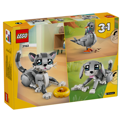 LEGO® Creator 3-in-1 Playful Cat - Đồ chơi lắp ráp 3 trong 1 Mèo Nghịch Ngợm - LEGO 31163 LEGO - ảnh 3 - LEGO Creator 3-in-1