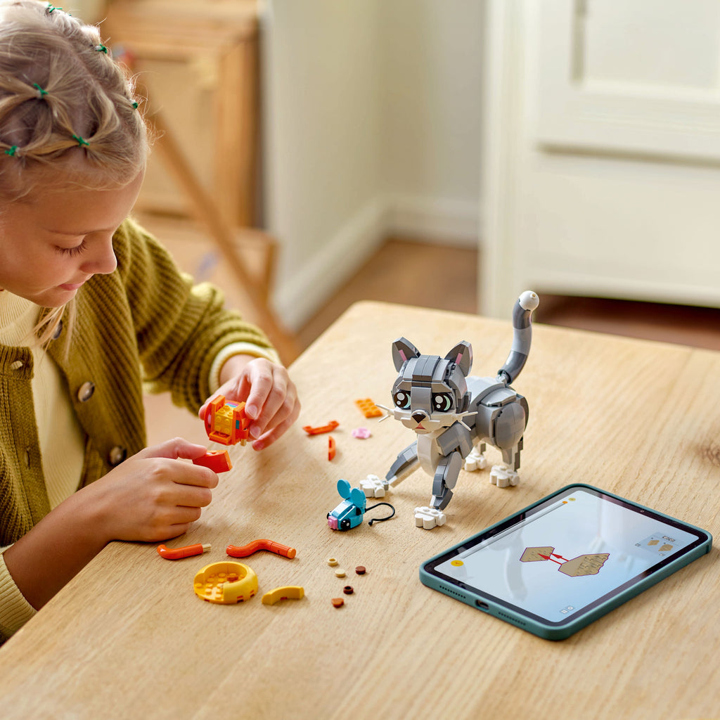 LEGO® Creator 3-in-1 Playful Cat - Đồ chơi lắp ráp 3 trong 1 Mèo Nghịch Ngợm - LEGO 31163 - Hình ảnh bổ sung 5