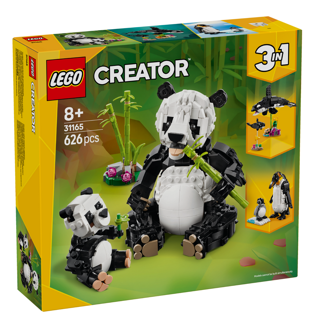 LEGO® Creator 3-in-1 Wild Animals: Panda Family - Bộ Đồ Chơi Lắp Ráp 3 Trong 1 - LEGO 31165 - Hình ảnh sản phẩm
