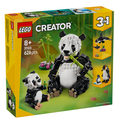 LEGO® Creator 3-in-1 Wild Animals: Panda Family - Bộ Đồ Chơi Lắp Ráp 3 Trong 1 - LEGO 31165 - Hình ảnh sản phẩm