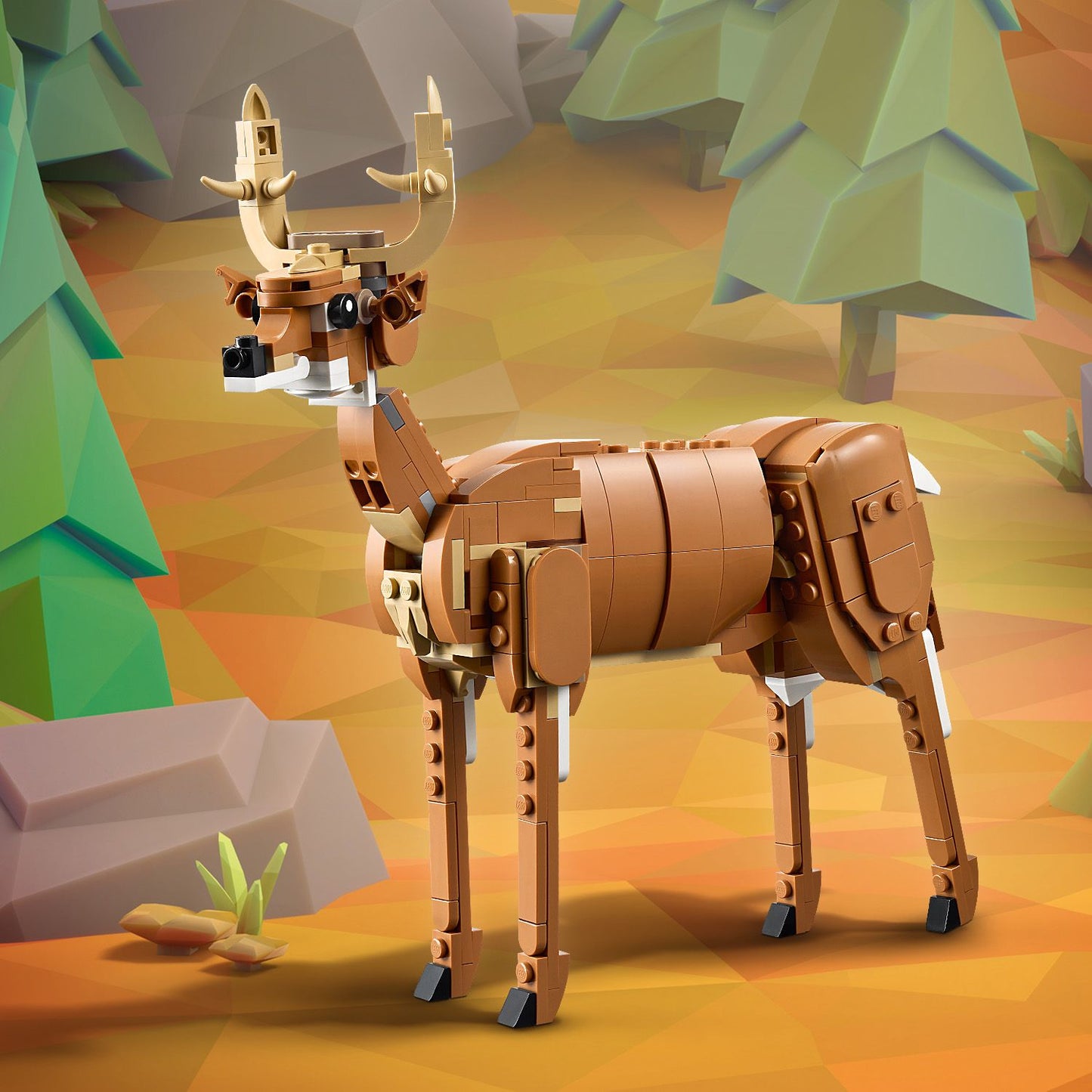 LEGO® Creator 3-in-1 Beautiful Horse - Đồ Chơi Lắp Ráp Động Vật 3-trong-1 (31166) LEGO - ảnh 3 - Lego
