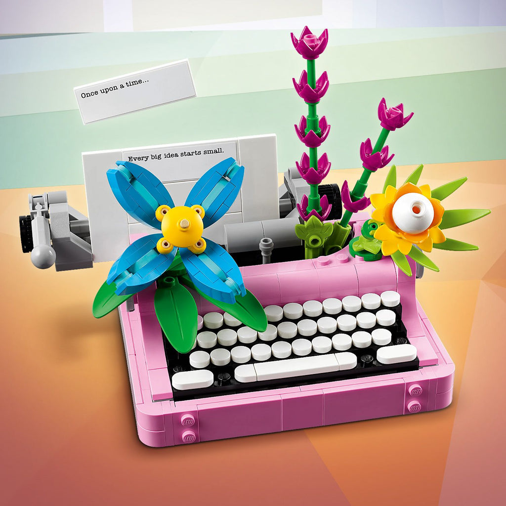 LEGO® Creator 3-in-1 Typewriter with Flowers - Đồ chơi lắp ráp Máy đánh chữ và Hoa - LEGO 31169 - Hình ảnh bổ sung 5