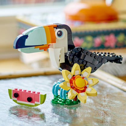 LEGO® Creator 3-in-1 Wild Animals: Tropical Toucan - Đồ chơi lắp ráp 3 trong 1 - LEGO 31173 - Góc nhìn khác 3