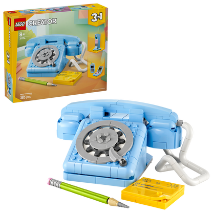 LEGO® Creator 3-in-1 Retro Telephone - Bộ Đồ Chơi Lắp Ráp Điện Thoại Cổ Điển - LEGO 31174 LEGO - ảnh 1 - LEGO Creator 3-in-1