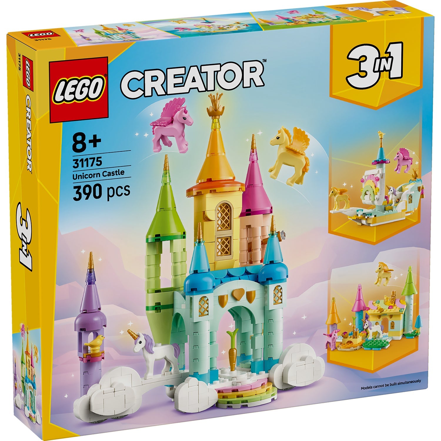 LEGO® Creator 3-in-1 Unicorn Castle - Bộ Đồ Chơi Lắp Ráp Lâu Đài Kỳ Lân - LEGO 31175 - Hình ảnh sản phẩm