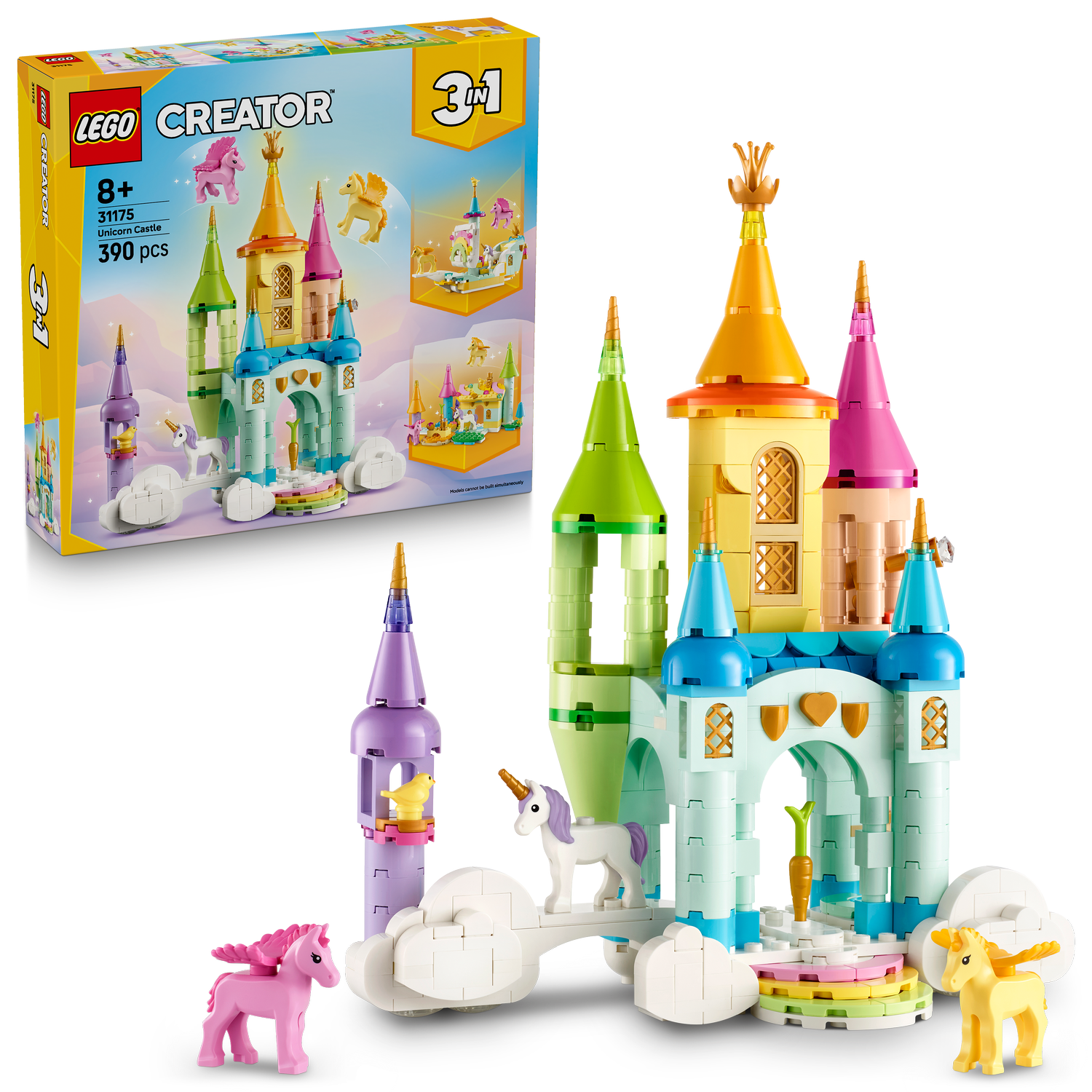 LEGO® Creator 3-in-1 Unicorn Castle - Bộ Đồ Chơi Lắp Ráp Lâu Đài Kỳ Lân - LEGO 31175 LEGO - ảnh 3 - Lego Creator 3-in-1