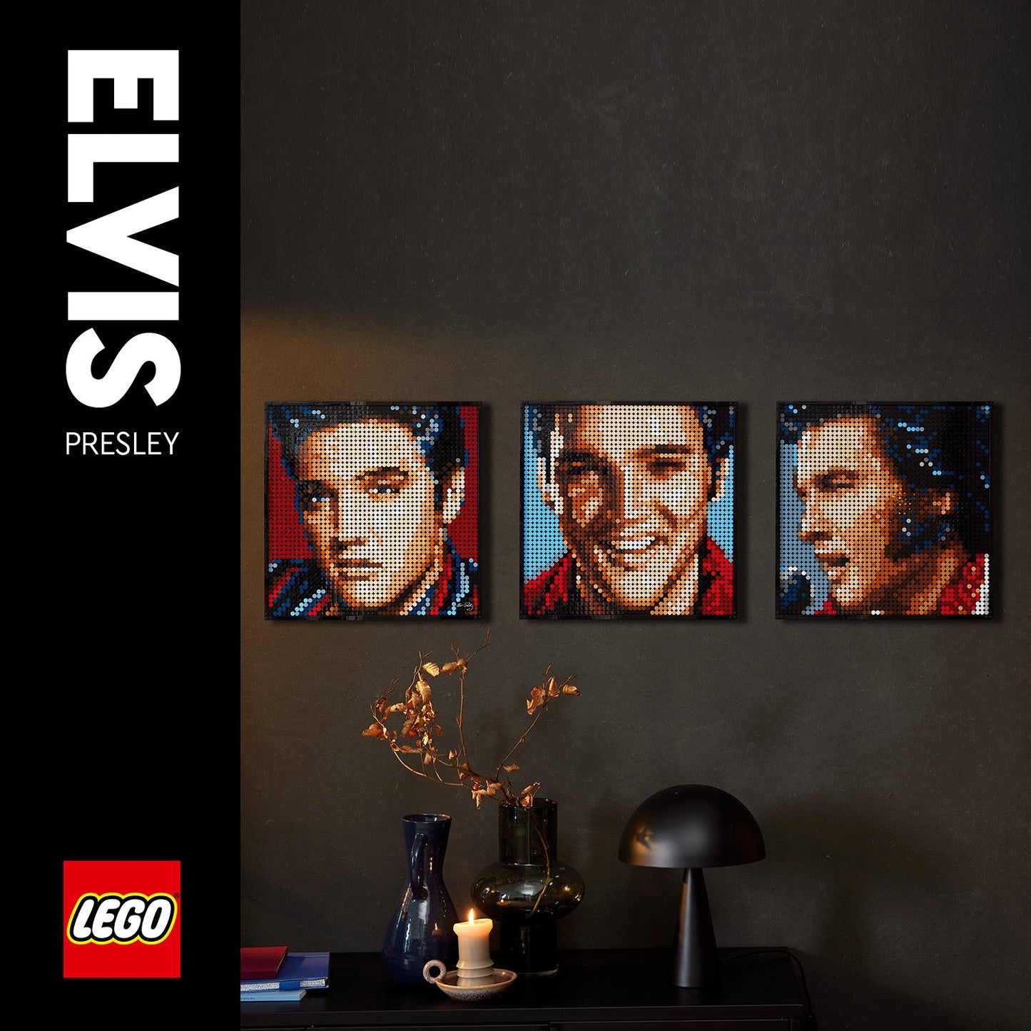LEGO® Art Elvis Presley “The King” - Tranh Lắp Ráp Nghệ Thuật - LEGO 31204 LEGO - ảnh 3 - LEGO Art