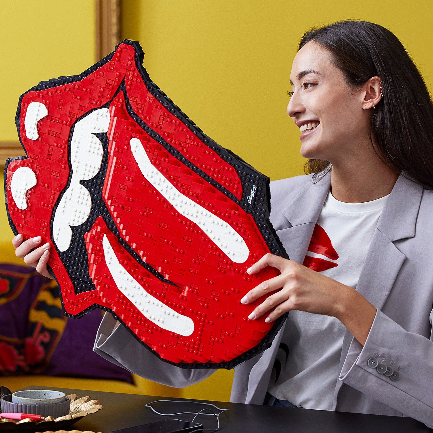 LEGO® Art The Rolling Stones - Tranh Lắp Ráp Nghệ Thuật 3D - LEGO 31206 - Hình ảnh bổ sung 8
