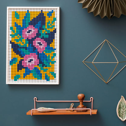 LEGO® Art Floral Art - Tranh Nghệ Thuật Hoa Cỏ - LEGO 31207 LEGO - ảnh 3 - LEGO® Art