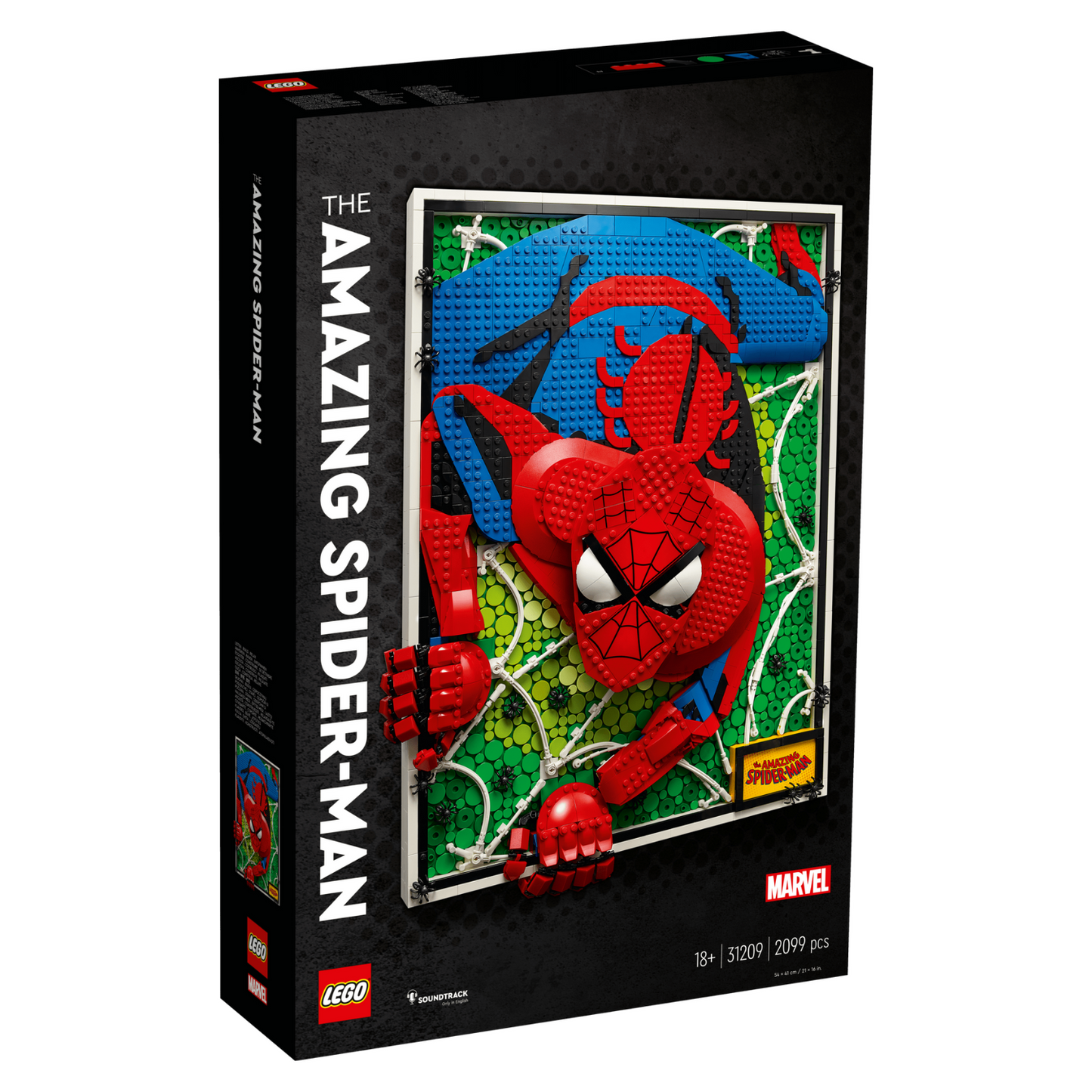 LEGO® Art The Amazing Spider-Man - Mô hình lắp ráp nghệ thuật 3D - LEGO 31209 - Hình ảnh sản phẩm