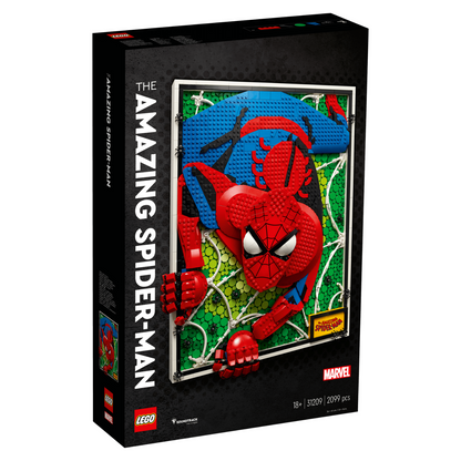 LEGO® Art The Amazing Spider-Man - Mô hình lắp ráp nghệ thuật 3D - LEGO 31209 - Hình ảnh sản phẩm