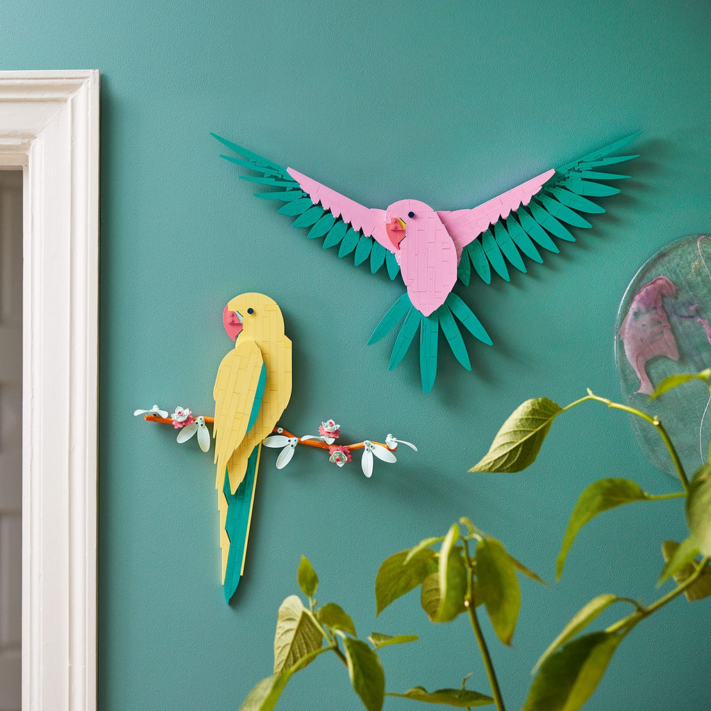 LEGO® Art The Fauna Collection – Macaw Parrots - Tranh Treo Tường Nghệ Thuật 3D - LEGO 31211 - Hình ảnh bổ sung 6