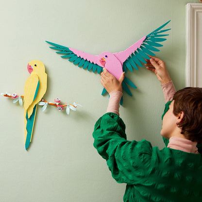 LEGO® Art The Fauna Collection – Macaw Parrots - Tranh Treo Tường Nghệ Thuật 3D - LEGO 31211 - Hình ảnh bổ sung 7
