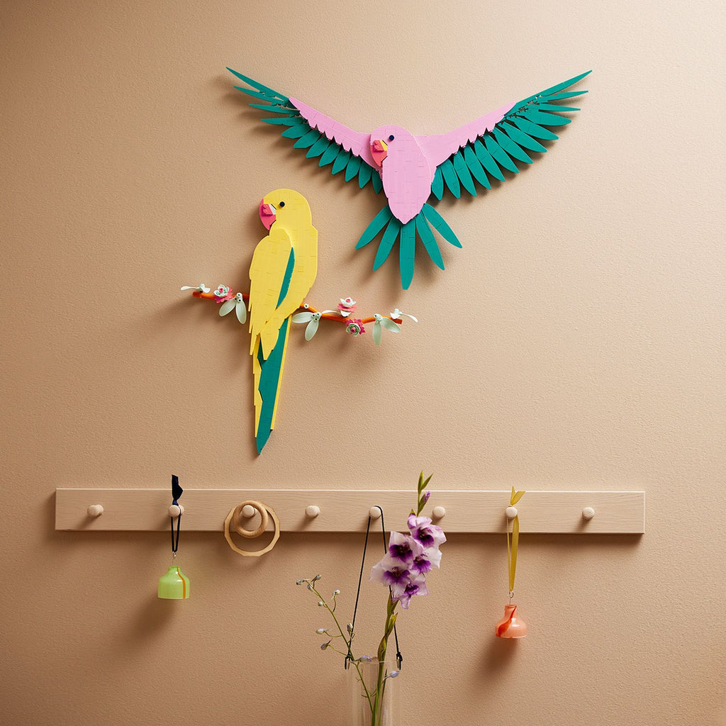 LEGO® Art The Fauna Collection – Macaw Parrots - Tranh Treo Tường Nghệ Thuật 3D - LEGO 31211 - Hình ảnh bổ sung 9