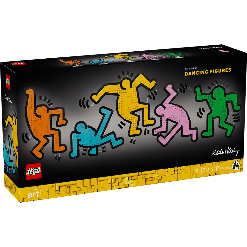 LEGO® Art Keith Haring – Dancing Figures - Bộ Lắp Ráp Tranh Nghệ Thuật 31216 - Hình ảnh sản phẩm