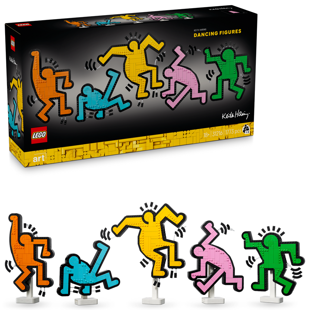 LEGO® Art Keith Haring – Dancing Figures - Bộ Lắp Ráp Tranh Nghệ Thuật 31216 - Hình ảnh bổ sung 9
