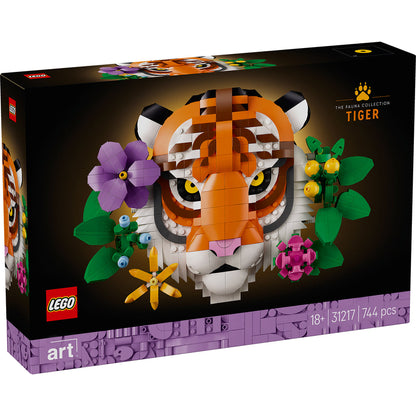 LEGO® Art: The Fauna Collection - Tiger - Mô Hình Lắp Ráp Tranh Nghệ Thuật 3D Hình Hổ - LEGO 31217 - Hình ảnh sản phẩm