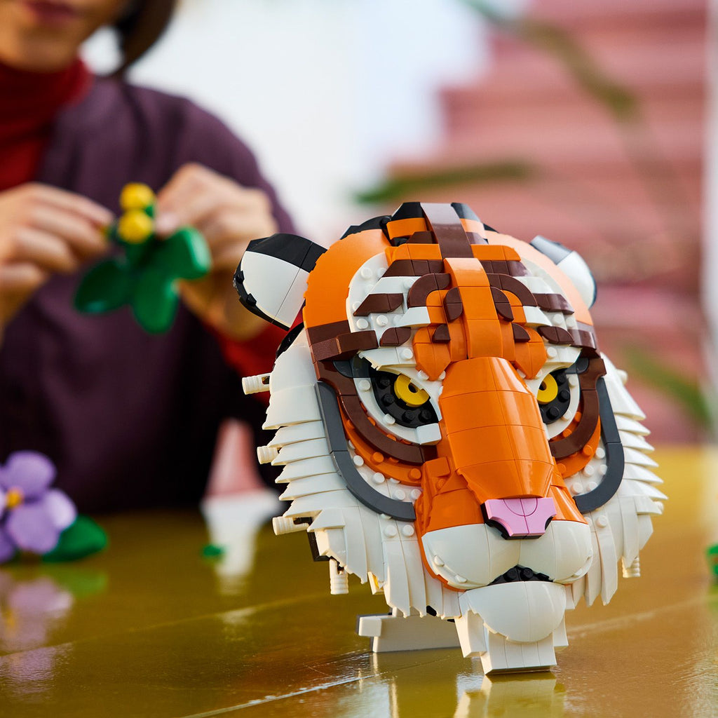 LEGO® Art: The Fauna Collection - Tiger - Mô Hình Lắp Ráp Tranh Nghệ Thuật 3D Hình Hổ - LEGO 31217 LEGO - ảnh 3 - LEGO Art