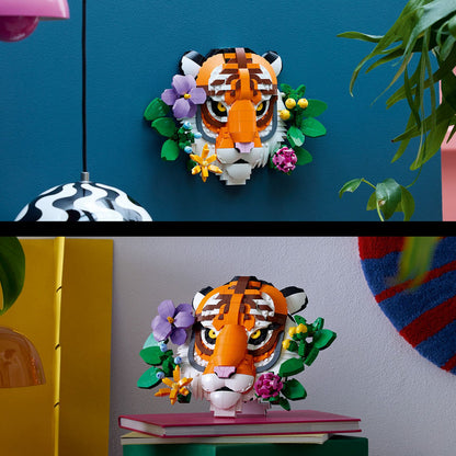 LEGO® Art: The Fauna Collection - Tiger - Mô Hình Lắp Ráp Tranh Nghệ Thuật 3D Hình Hổ - LEGO 31217 LEGO - ảnh 4 - LEGO Art
