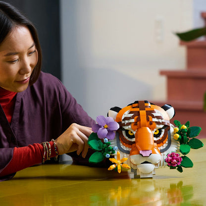 LEGO® Art: The Fauna Collection - Tiger - Mô Hình Lắp Ráp Tranh Nghệ Thuật 3D Hình Hổ - LEGO 31217 LEGO - ảnh 2 - LEGO Art