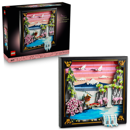 LEGO® Art Japanese Cherry Blossom Landscape - Tranh lắp ráp 3D phong cảnh Nhật Bản - LEGO 31218