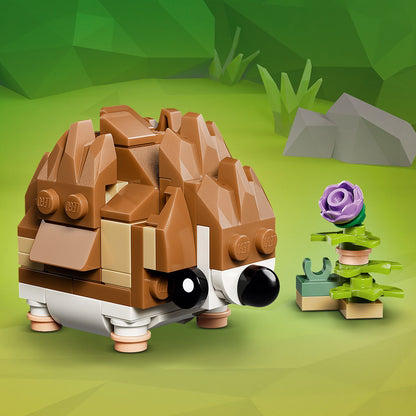 LEGO® Creator 3-in-1 Cute Hamster with a Flower - Đồ Chơi Lắp Ráp 3 Trong 1 Chuột Hamster, Nhím & Đại Bàng - LEGO 31376 - Hình ảnh bổ sung 8