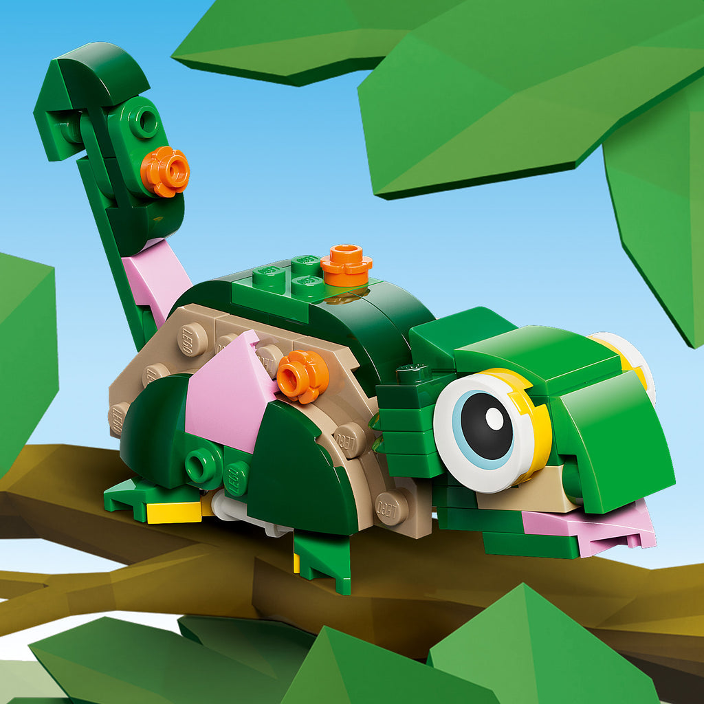 LEGO® Creator 3-in-1 Turtle with a Water Lily Flower - Đồ chơi lắp ráp Rùa và Hoa Súng 31377 LEGO - ảnh 5 - Building Sets