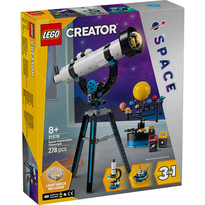 LEGO® Creator 3-in-1 Space Exploration Telescope - Đồ chơi lắp ráp Kính Thiên Văn Khám Phá Không Gian - LEGO 31378 - Hình ảnh sản phẩm