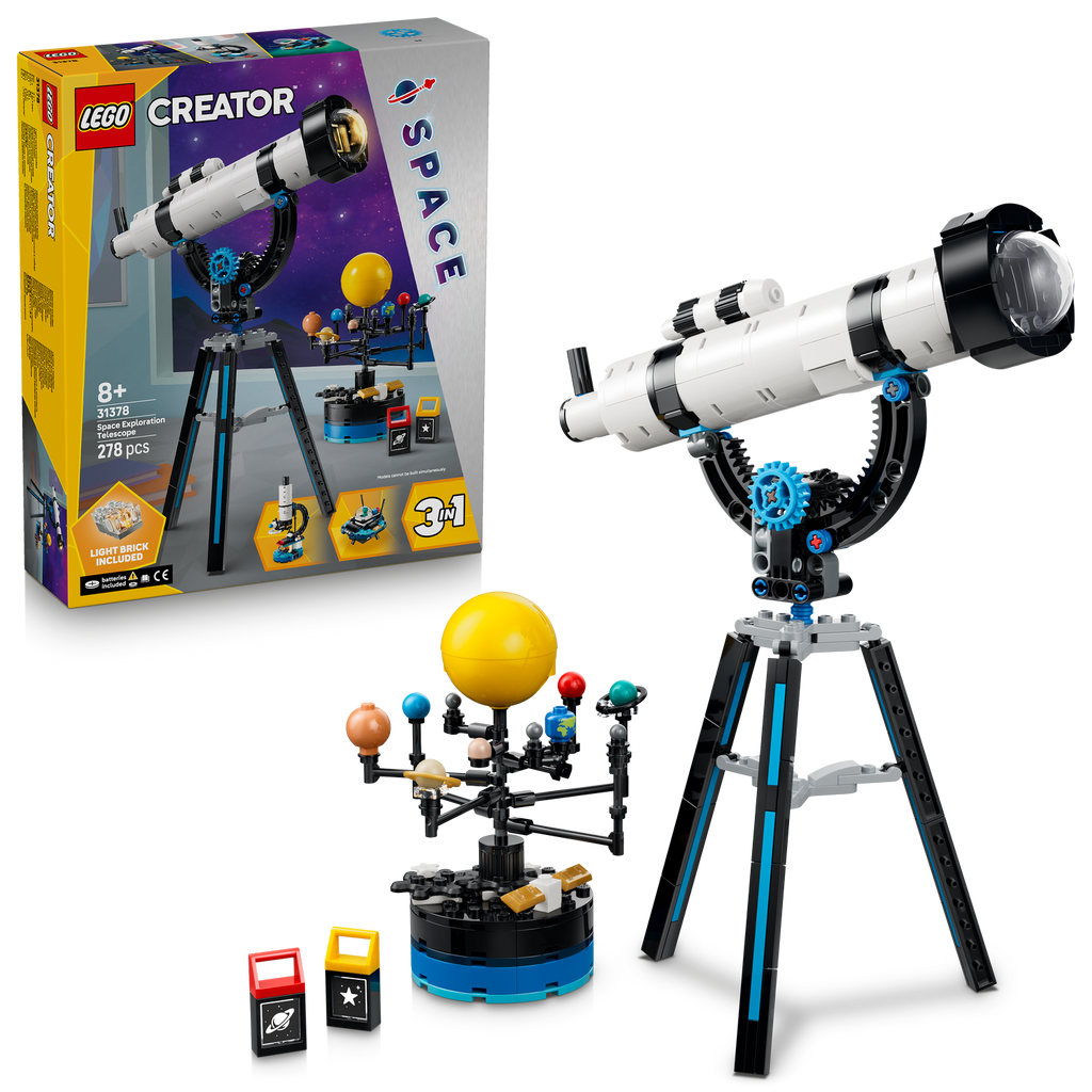 LEGO® Creator 3-in-1 Space Exploration Telescope - Đồ chơi lắp ráp Kính Thiên Văn Khám Phá Không Gian - LEGO 31378 LEGO - ảnh