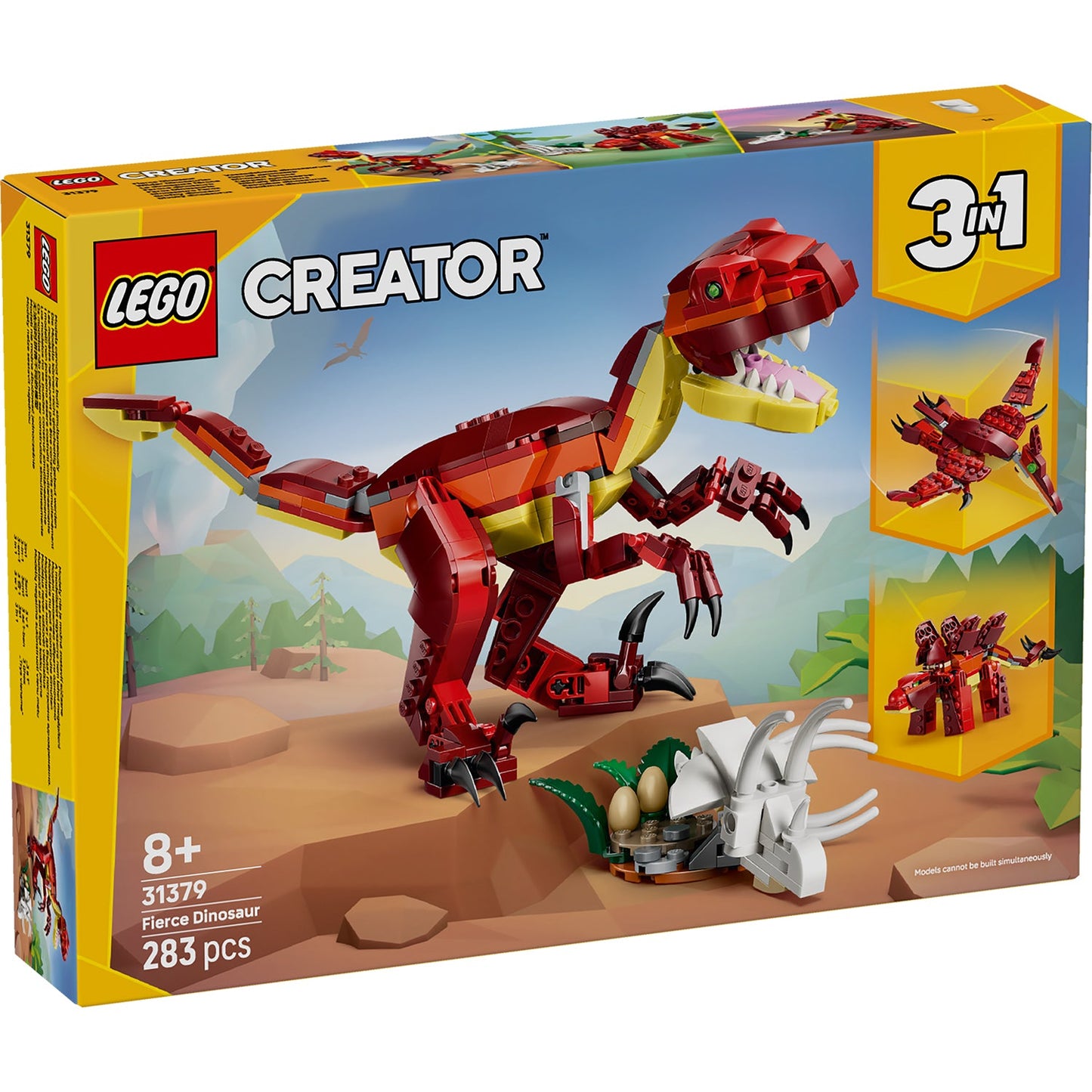 LEGO® Creator 3-in-1 Fierce Dinosaur - Khủng Long Hung Tợn 3 Trong 1 - LEGO 31379 - Hình ảnh sản phẩm