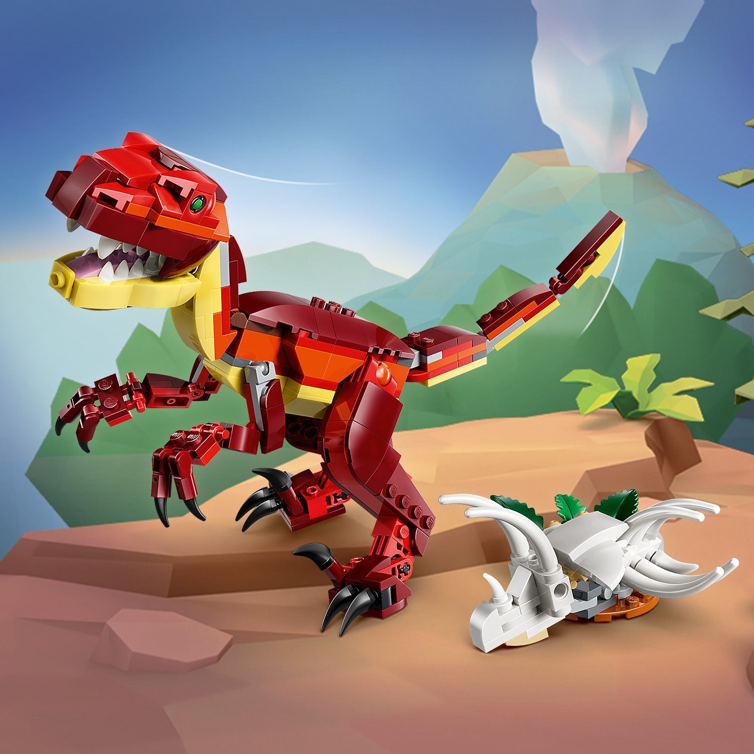 LEGO® Creator 3-in-1 Fierce Dinosaur - Khủng Long Hung Tợn 3 Trong 1 - LEGO 31379 - Hình ảnh bổ sung 6