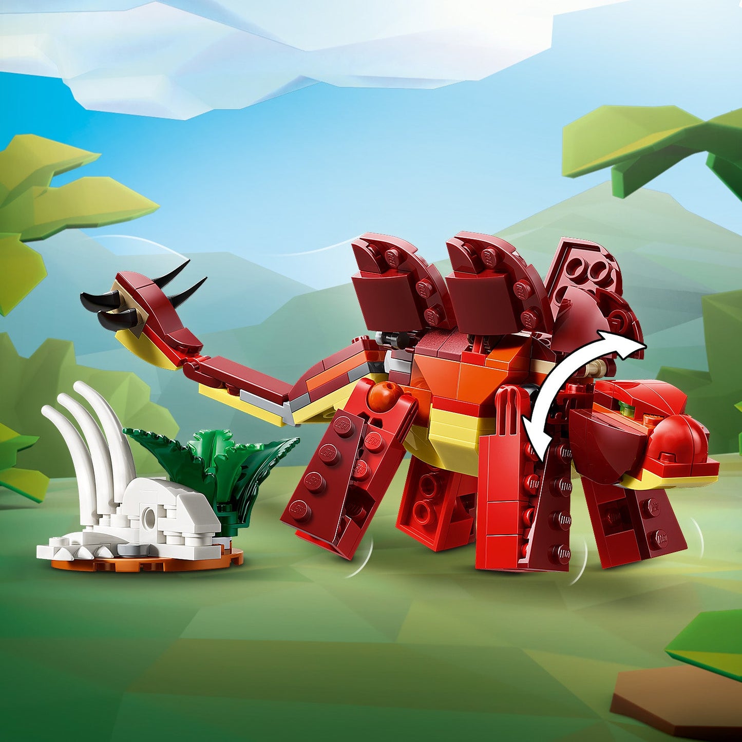 LEGO® Creator 3-in-1 Fierce Dinosaur - Khủng Long Hung Tợn 3 Trong 1 - LEGO 31379 - Hình ảnh bổ sung 7